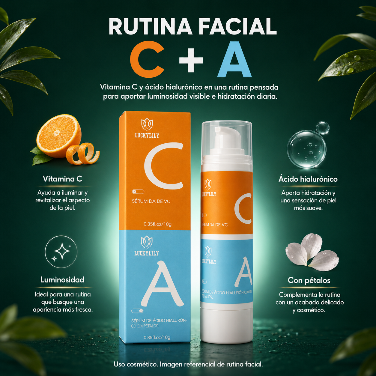SERUM DE NOCHE Y DIA CON RETINOL
