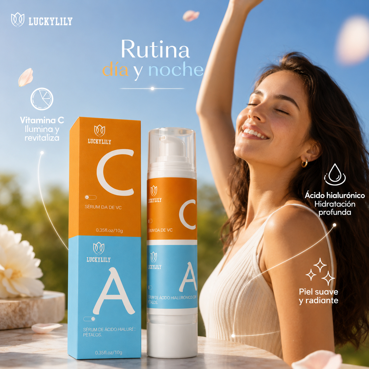 SERUM DE NOCHE Y DIA CON RETINOL