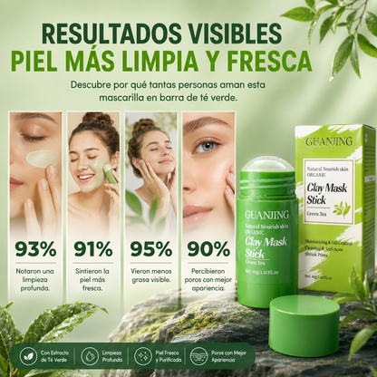 Mascarilla en barra Té Verde y Arcilla